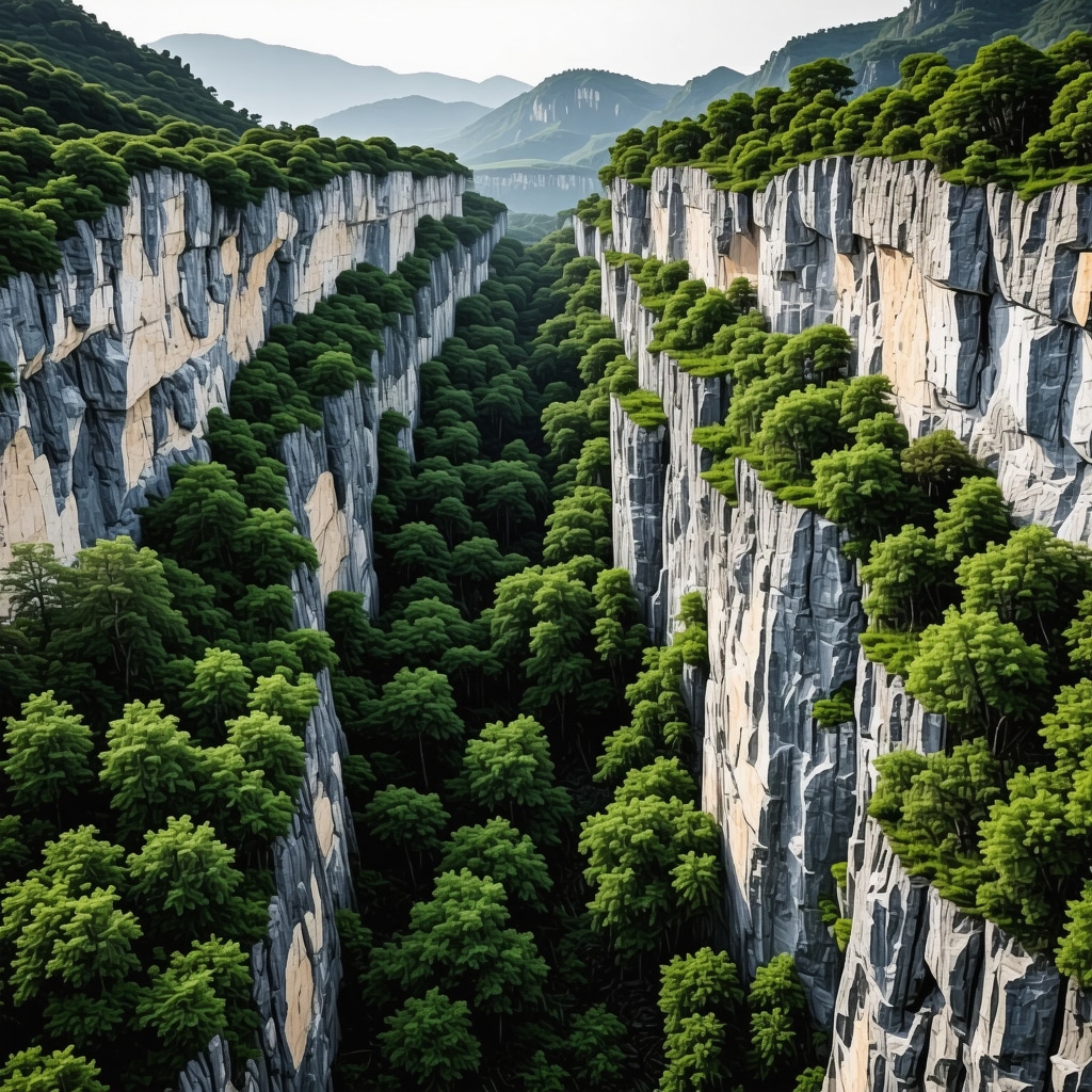 Drone equipped with sensors flying over Đerdap Canyon showing AI data analytics for biodiversity conservation