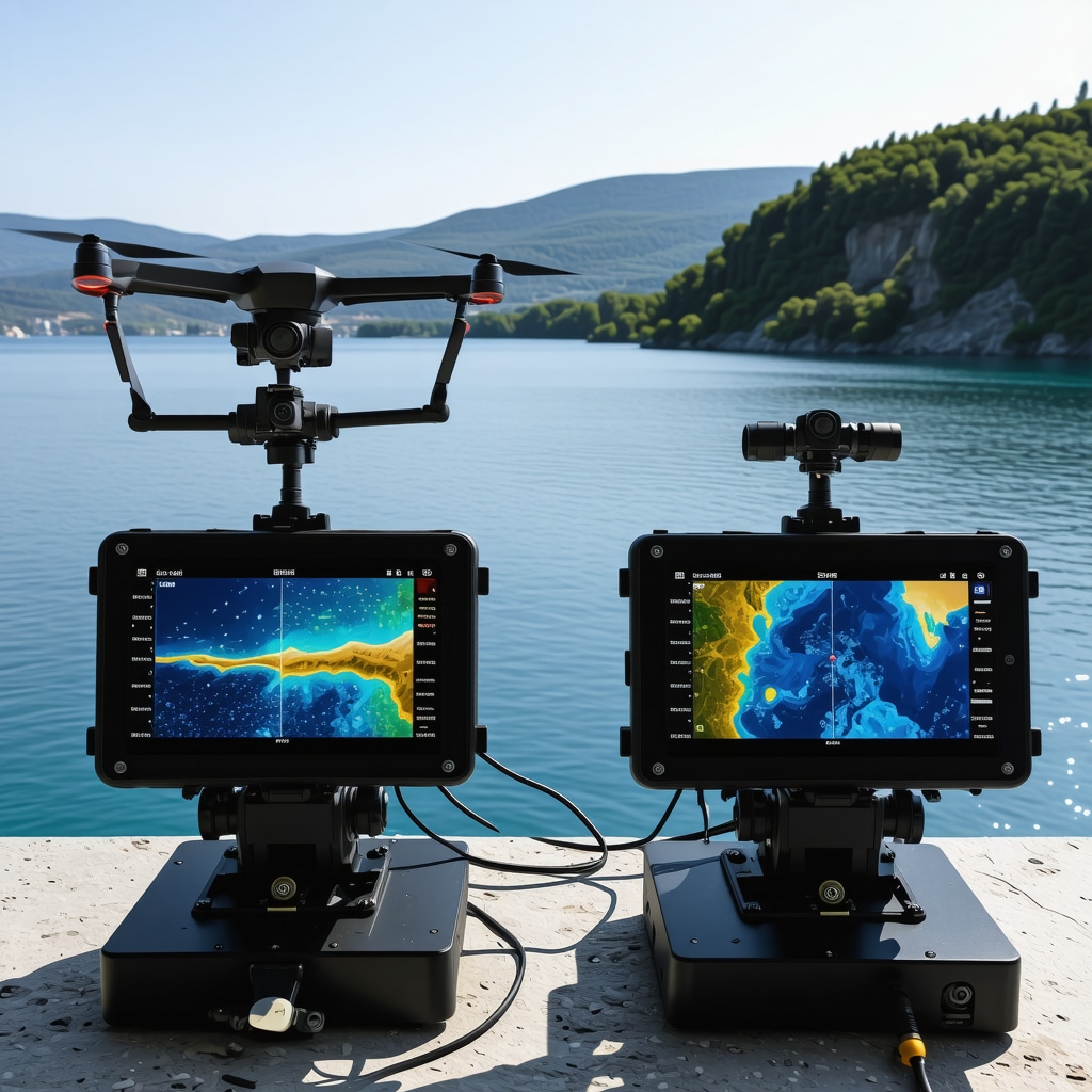 Drones and sensors monitoring ecological parameters of Lake Ohrid ecosystem