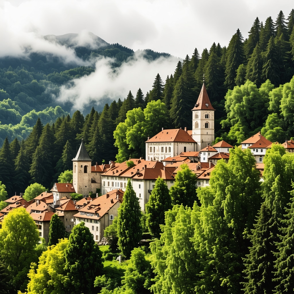 Brașov Rumani: Udhëtim në Qytetin Historik dhe Natyrën