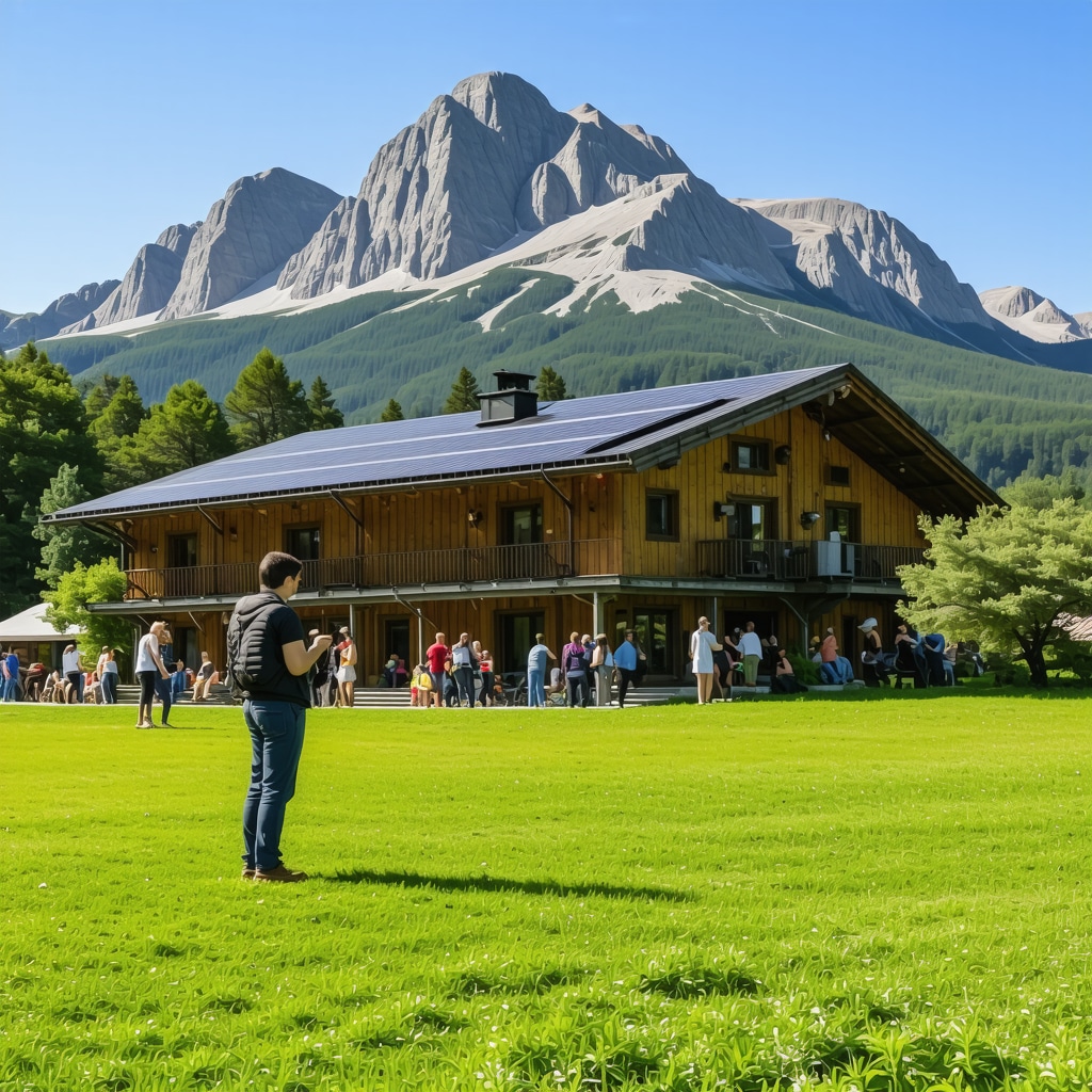Mountain resort in Zlatibor using solar panels and digital apps for sustainable tourism