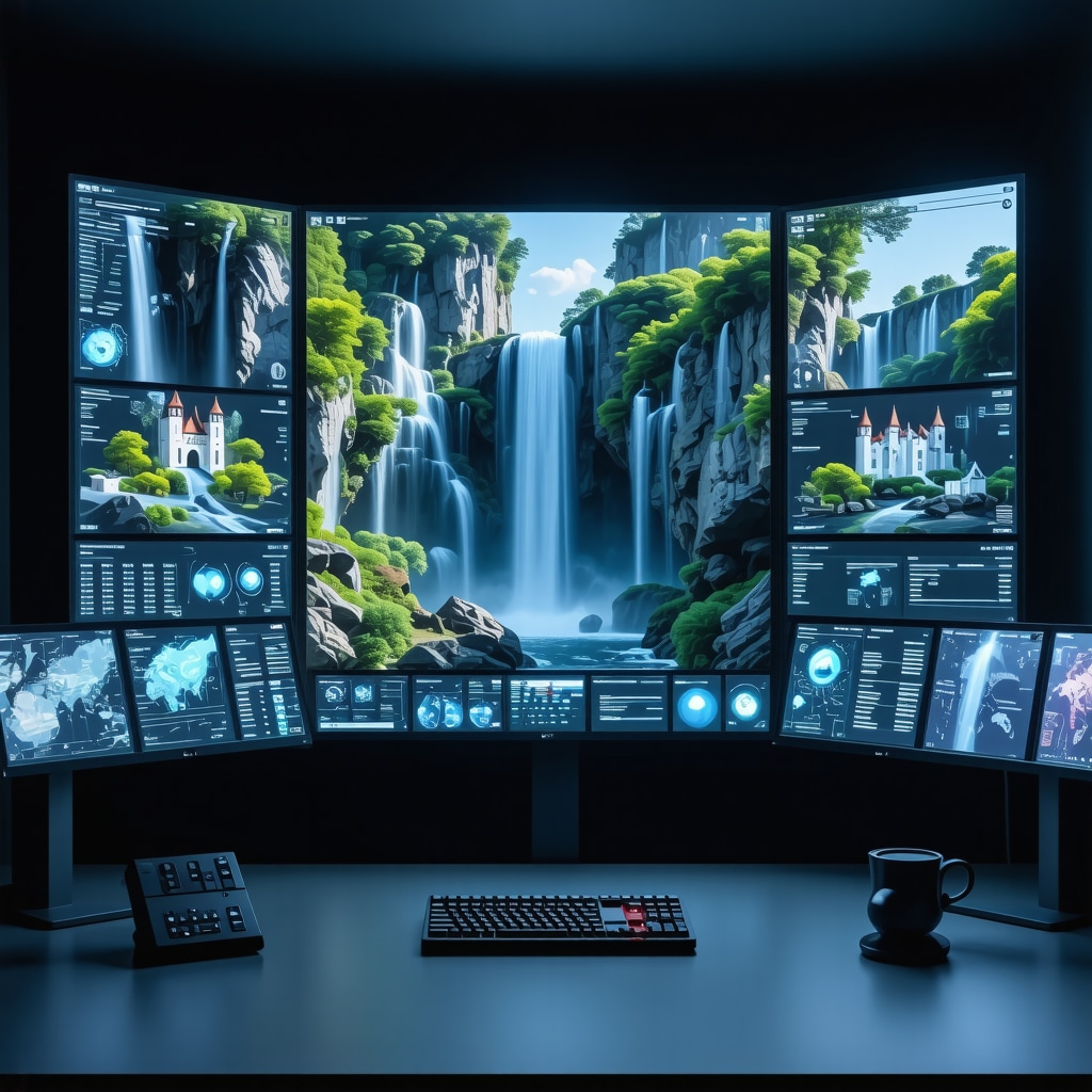 Control room displaying real-time data of Jajce's natural and cultural sites for sustainable tourism