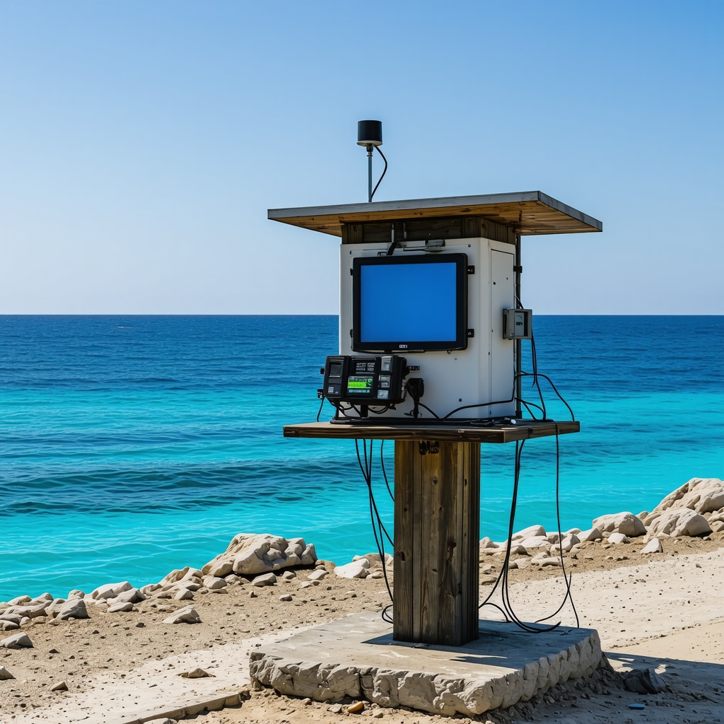 IoT sensors monitoring coastal environment at Burgas beach for sustainable tourism