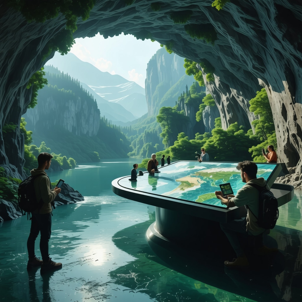 Digital tourism technology with augmented reality in Konjic's natural environment
