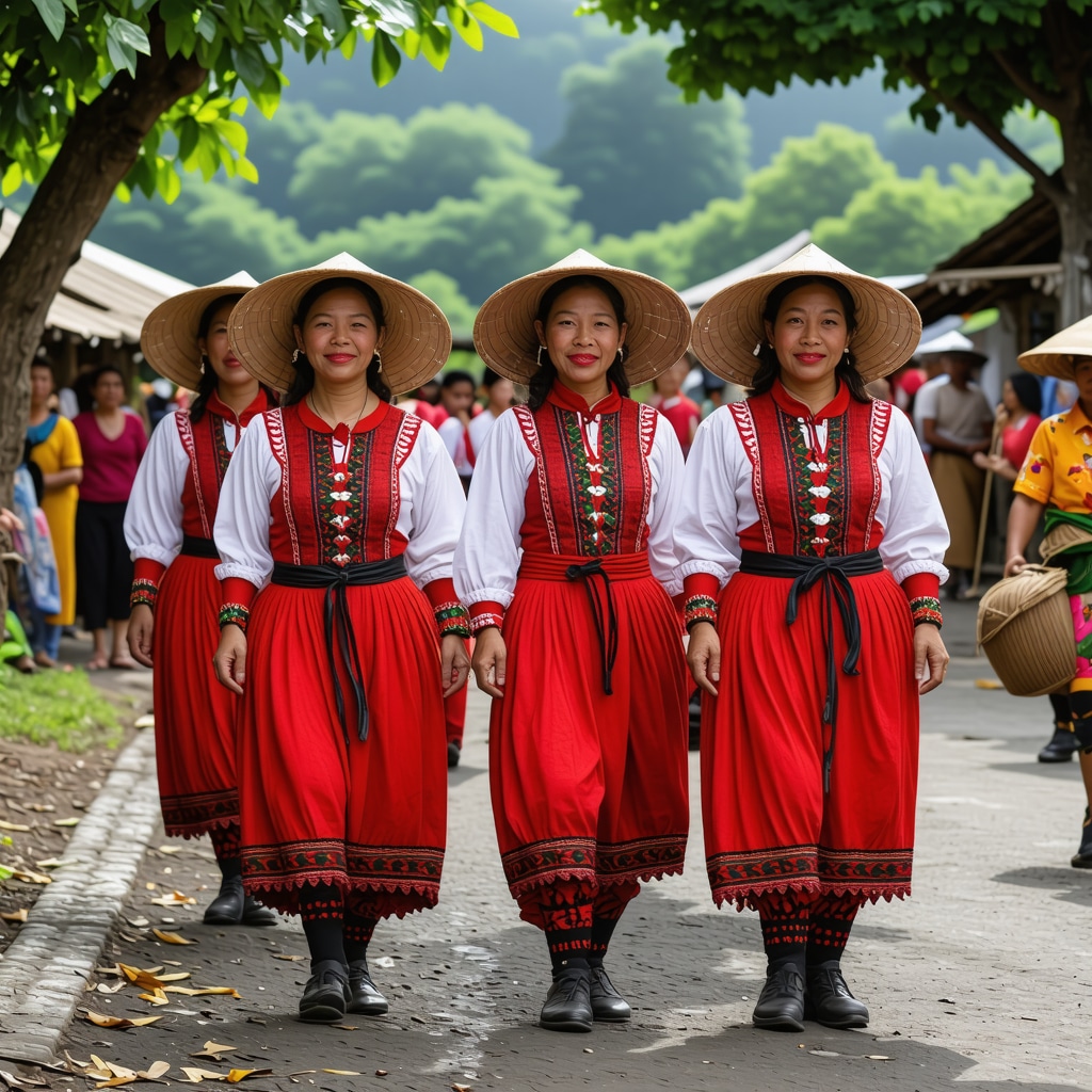 Locals in Tutin participating in cultural festival with digital heritage displays and natural surroundings symbolizing sustainable tourism