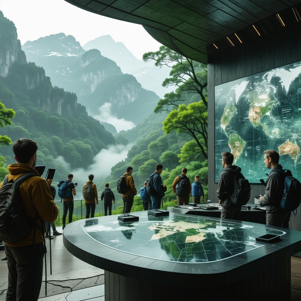 Eco-tourism center with digital monitoring and AI maps in Maribor mountains