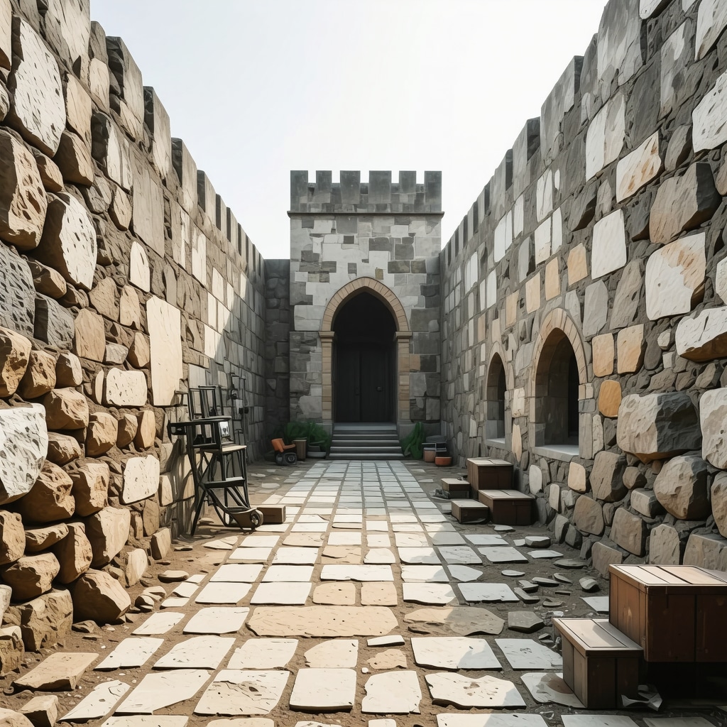 Modern conservation work using 3D scanning and sensors on Smedereva Fortress
