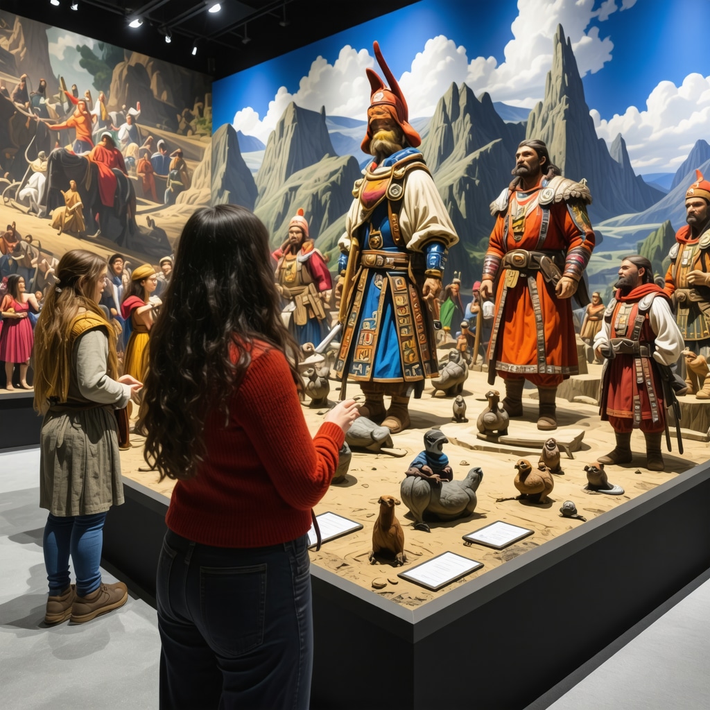 Visitors interacting with augmented reality and 3D models showcasing Bulgarian cultural heritage in Sofia museum