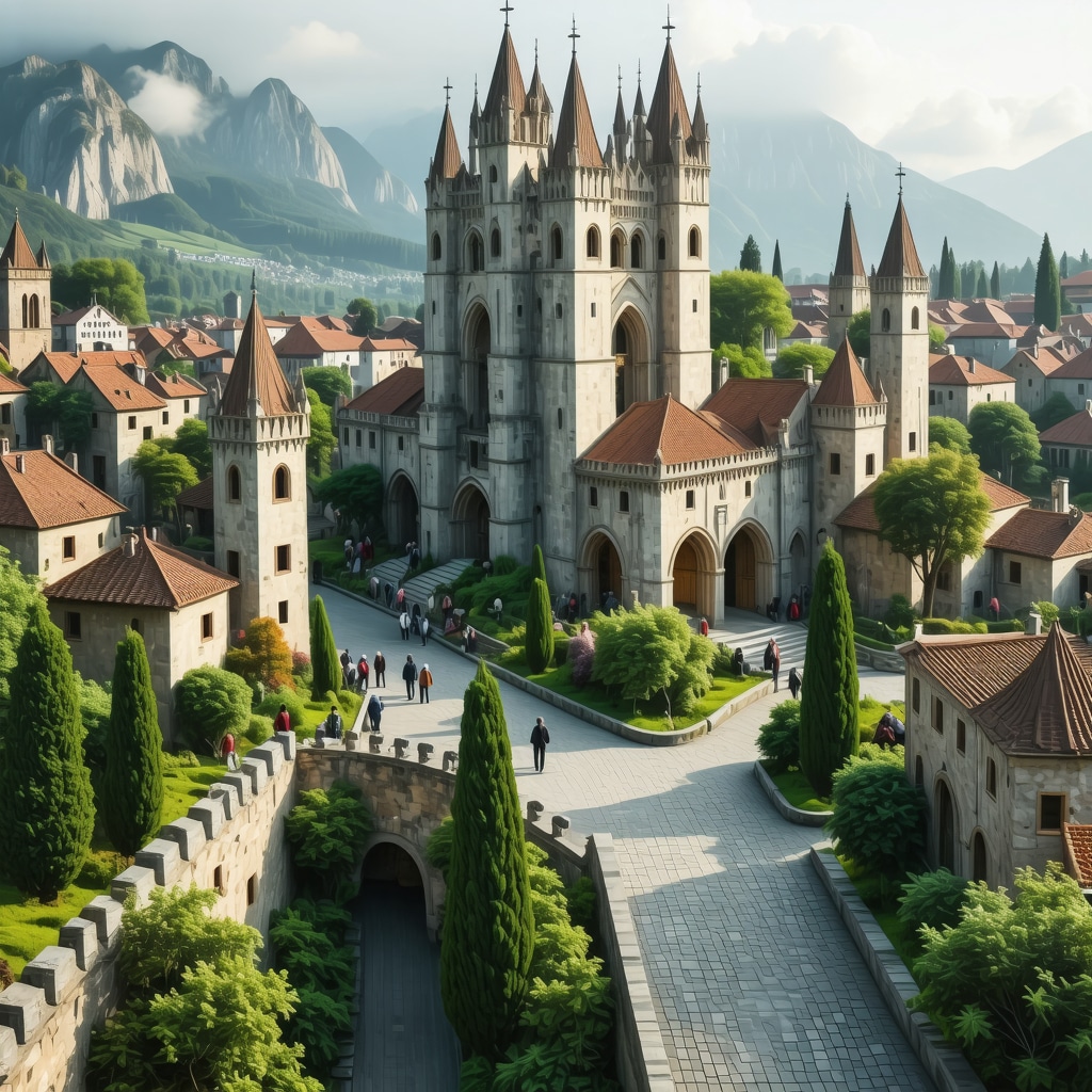 Augmented reality and AI integration in the medieval city tourism experience