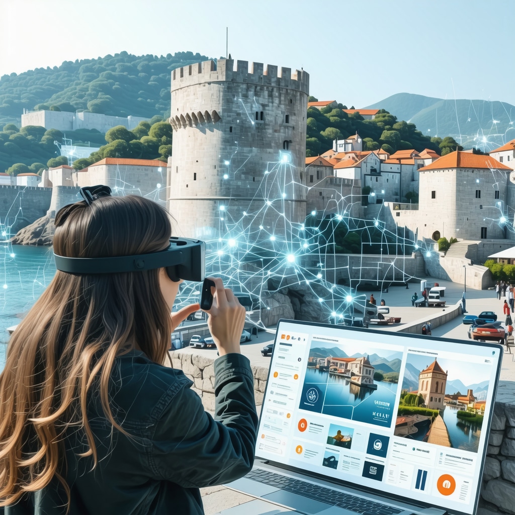 Digital interface with AI and AR technology applied to Dubrovnik's heritage sites and sustainable tourism management