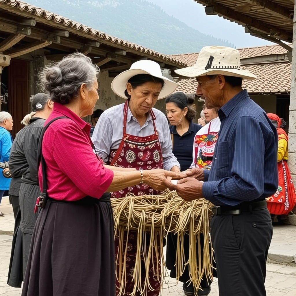 Traveler participating in traditional Balkan crafts and festivities