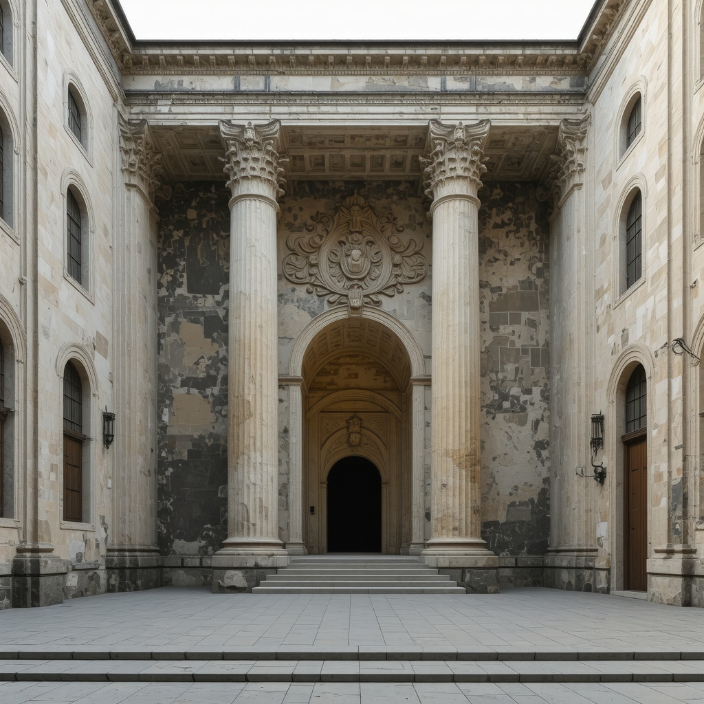 High-tech sensors and AR overlays on historic monument in Banja Luka