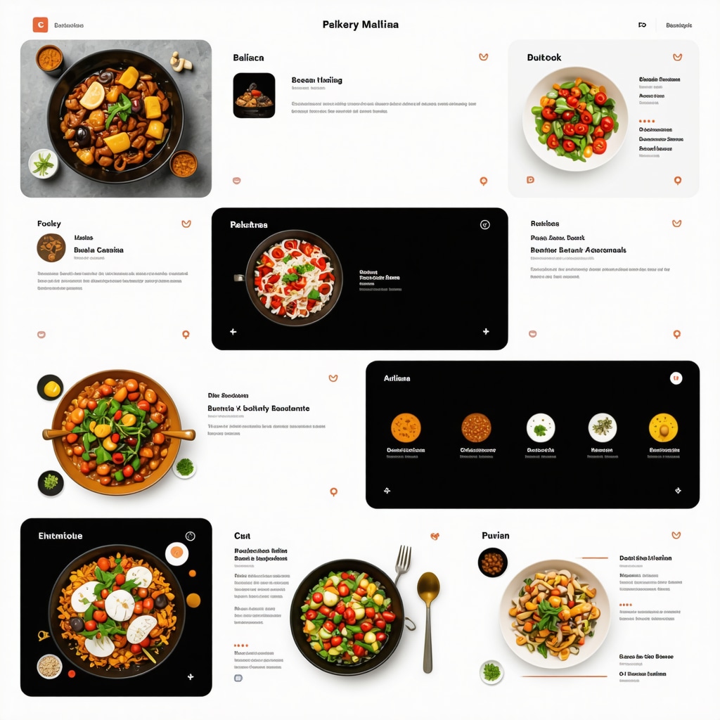 Dashboard showing digital marketing data analytics for promoting traditional Balkan cuisine