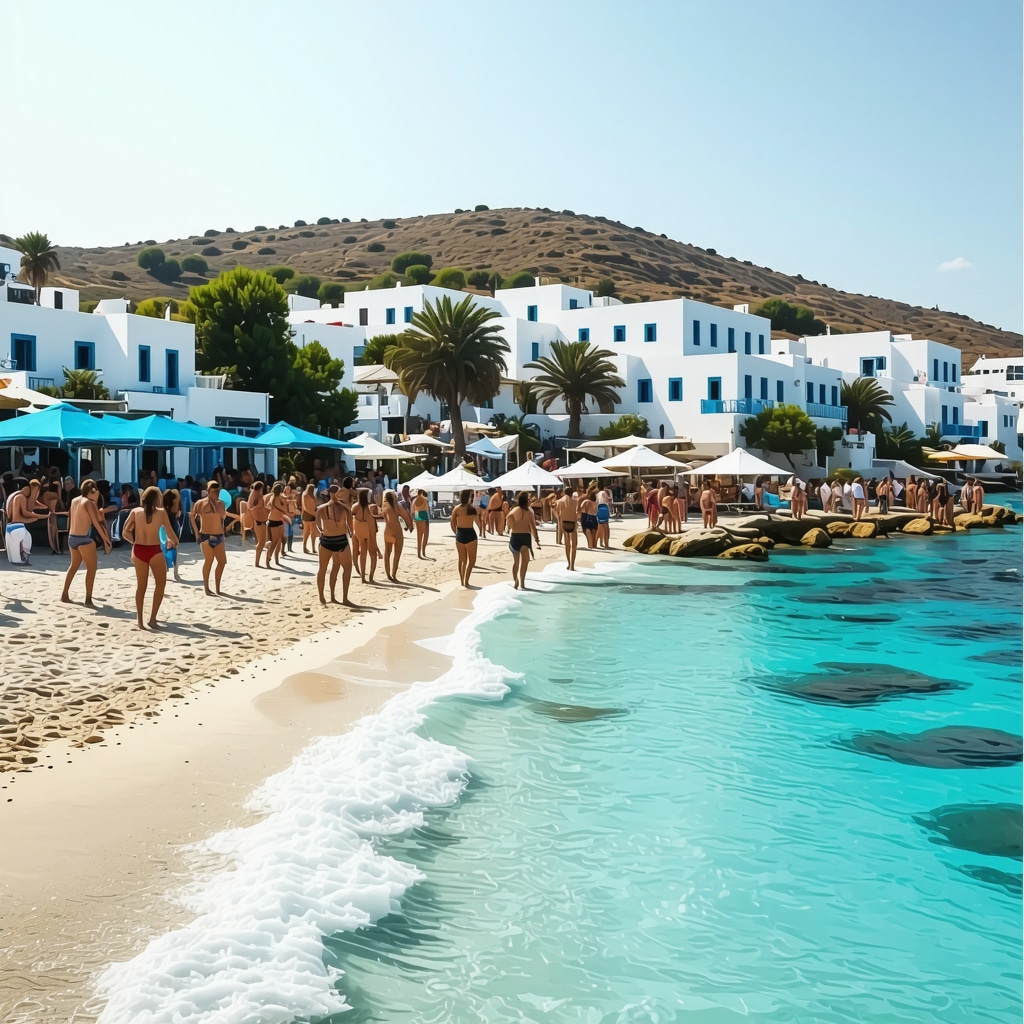 Mikonos: Plazhet e kristalta dhe festa verore greke