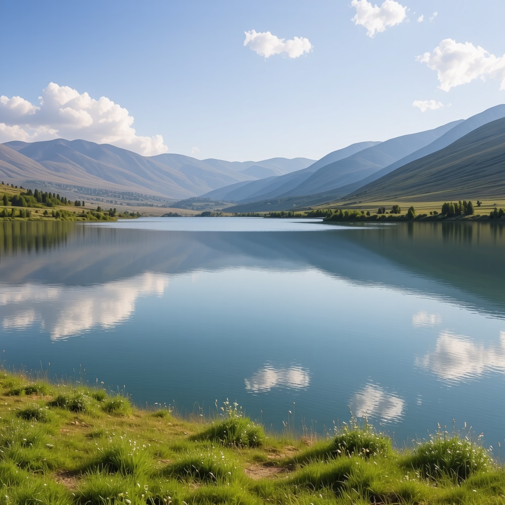 Liqeni i Prespës me peizazhe malore dhe qiell të hapur, një vend i qetë dhe magjepsës