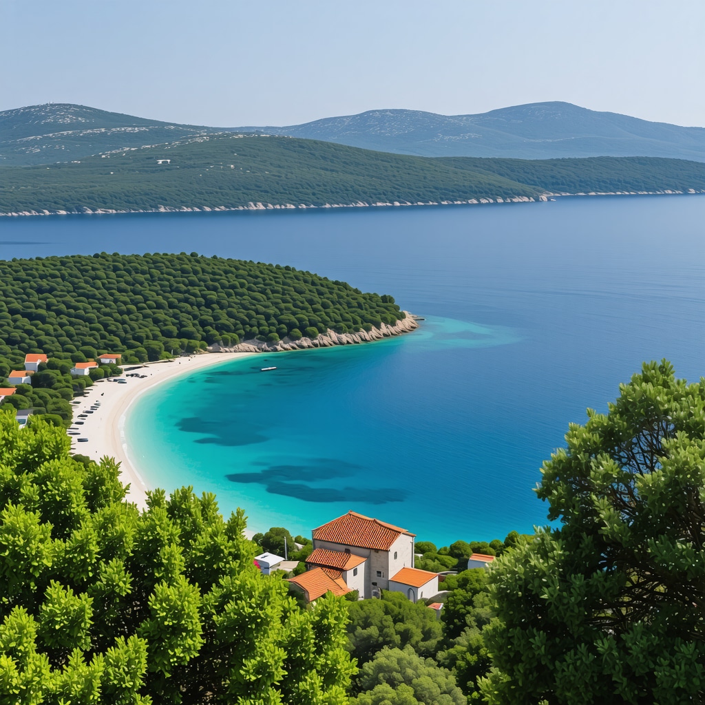 View of Lastovo island highlighting its natural beauty and eco-tourism efforts.