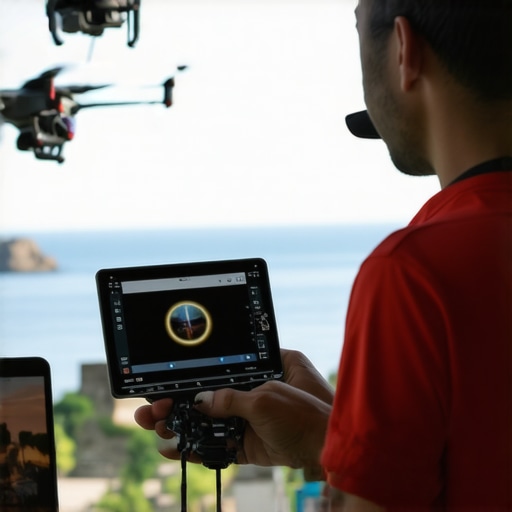 Futuristic landscape management tools and drone monitoring for cultural heritage preservation