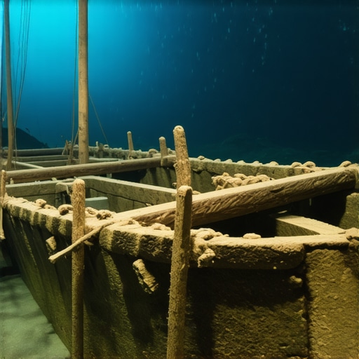 Një vend arkeologjik nën ujë me artefakte historike dhe florë dhe faunë të pasur