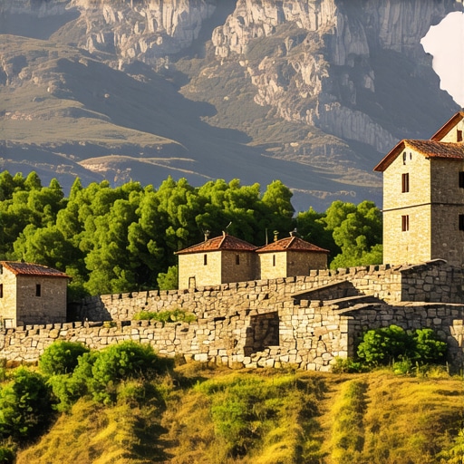 Peisazhe natyrore dhe monumente historike në Shqipëri, të shtruara në një panoramë të gjerë