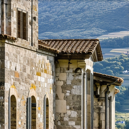 Hidden Balkan Treasures Scenic view of undiscovered natural and historical sites in the Balkans