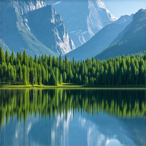 Balkan landscapes with mountains, lakes, and lush forests