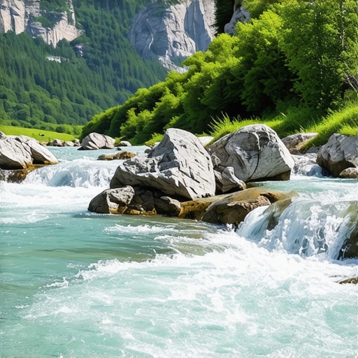 Peisazh i mrekullueshëm i maleve dhe lumenjve të paprekur në Ballkan