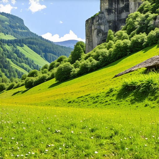 Peisazh i bukur i Kanionit të Rugovës me natyrë të egër dhe ujëvara të larta