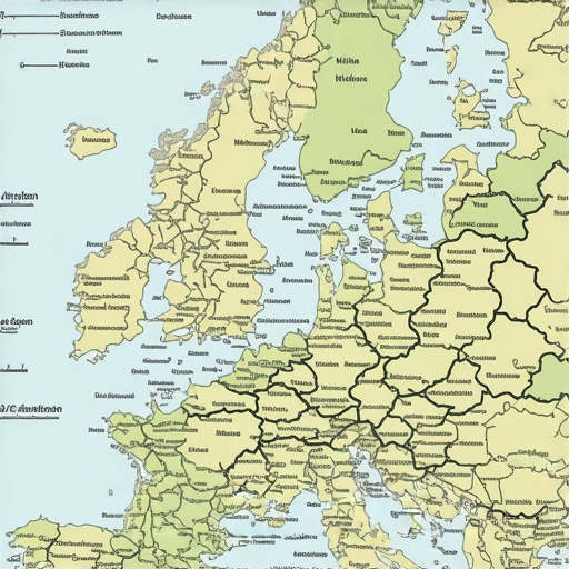 Map highlighting Balkan destinations for travel planning