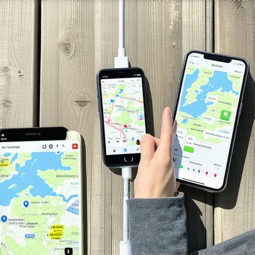 Pajisjet e udhëtarit për eksplorim të sigurt Një udhëtar duke përdorur power bank dhe aplikacion mapash në udhëtim në Ballkan